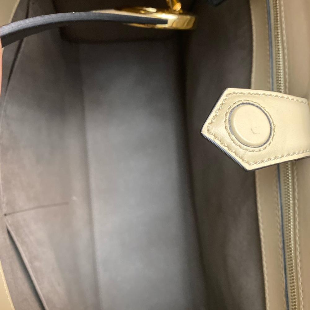 FENDI Leather Runaway Satchel, Like New - Picture 4 of 4